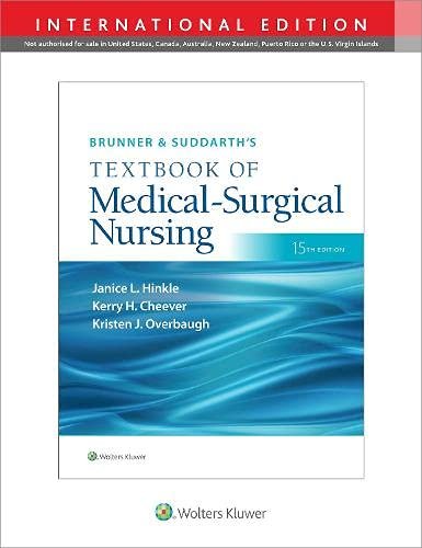 Brunner & Suddarths Textbook of Medical-Surgical Nursing Opracowanie zbiorowe