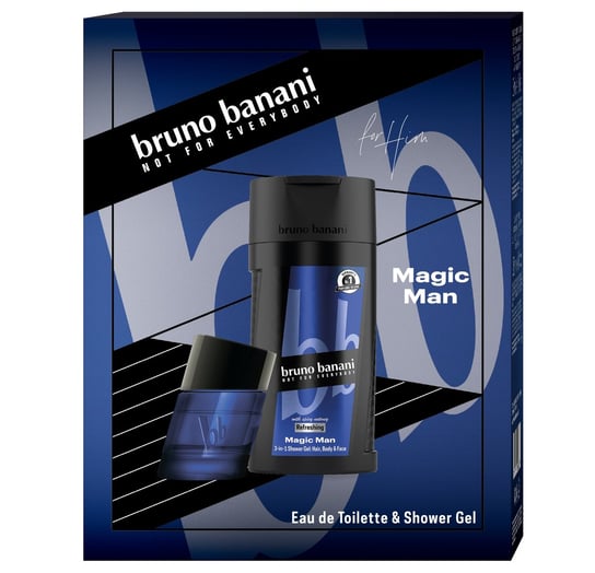 Bruno Banani, Magic Man, zestaw prezentowy kosmetyków, 2 szt. Bruno Banani
