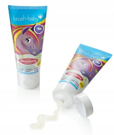 Brush-baby Unicorn, Pasta Do Zębów Dla Dzieci W Wieku 3+ Lat, Truskawkowa, 50ml Brush-Baby