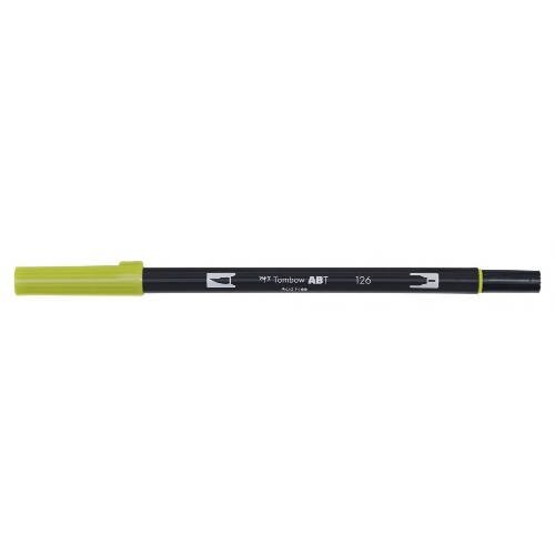 Brush Pen dwustronny, light olive Tombow