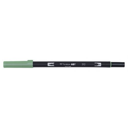 Brush Pen dwustronny Tombow - holly green Tombow
