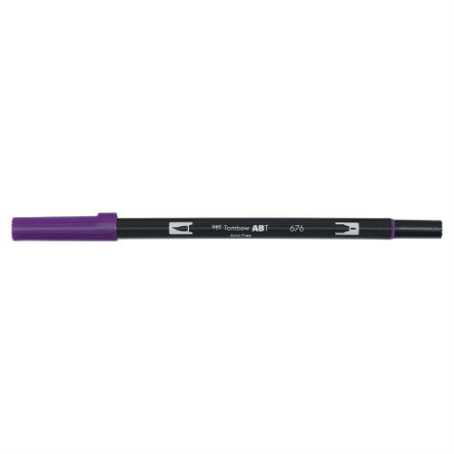 Brush Pen dwustronny Tombow - royal purple Tombow