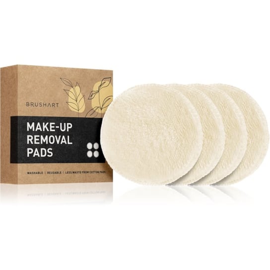 BrushArt Home Salon Make-up removal pads płatki do demakijażu z mikrofibry wielokrotnego użytku Cream Inna marka