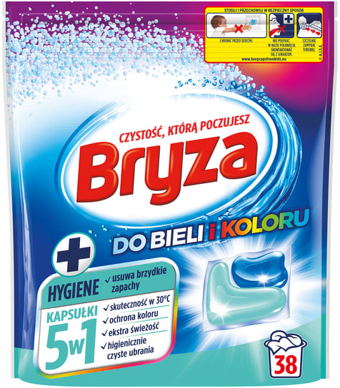 Bryza Hygiene Kapsułki Do Prania Kolor 5w1 38 Szt. Bryza