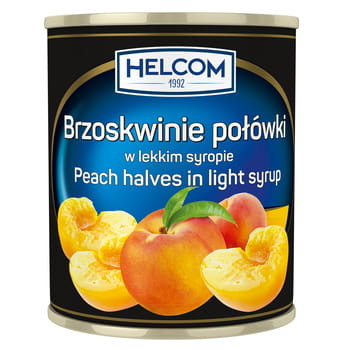 Brzoskwinie połówki 2,6 kg HELCOM Helcom