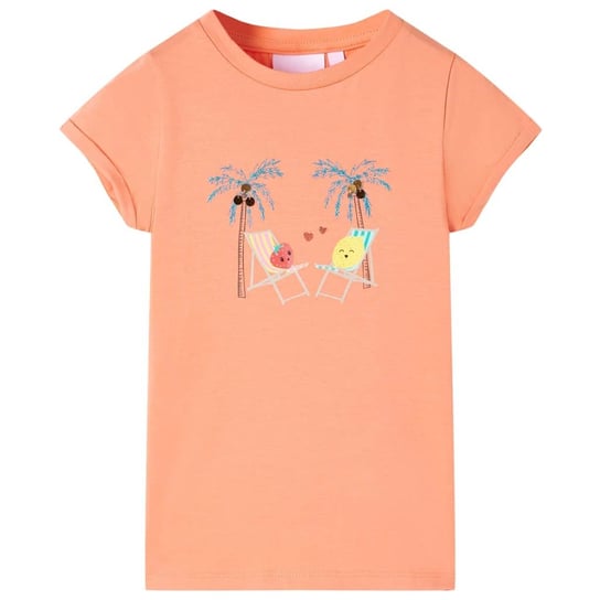 Brzoskwiniowy T-shirt dla dzieci 116 (5-6 lat) Zakito Europe