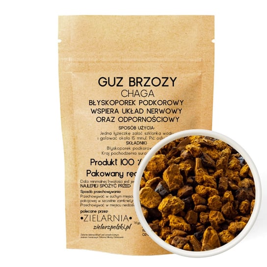 Brzoza guz chaga 50g ZIELARZPOLSKI.PL Inna marka