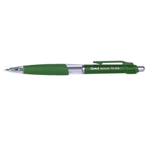 [Bs] Długopis Automatyczny 816 Zielony 1Mm To-038 Toma Toma