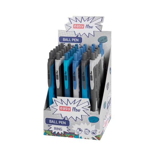 [Bs] Długopis Automatyczny Niebieski Ring 36Szt 923211 Easy Easy
