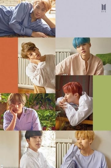 BTS Group Collage - plakat 61x91,5 cm BTS