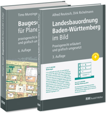 Buchpaket: Baugesetzbuch für Planer im Bild & Landesbauordnung Baden-Württemberg im Bild RM Rudolf Müller Medien