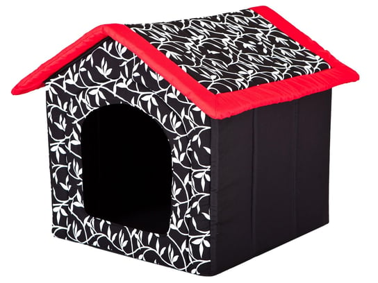 Buda dla psa/kota, 38 x 32 x 38 cm, R1, czerwony dach HobbyDog