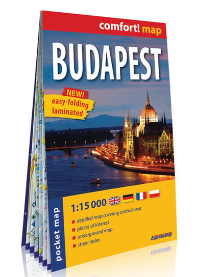 Budapeszt. Plan miasta 1:15 000 Opracowanie zbiorowe