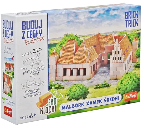 Buduj Z Cegły Podróże Malbork Zamek Średni Brick Trick 210 El, Trefl