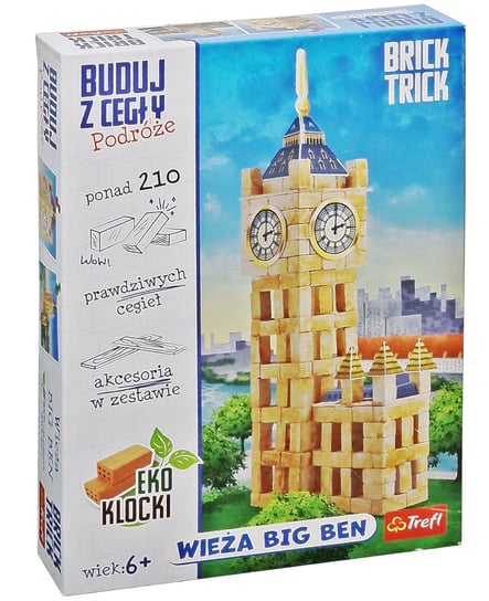 Buduj Z Cegły Podróże Wieża Big Ben Brick Trick  210 Elementów Trefl