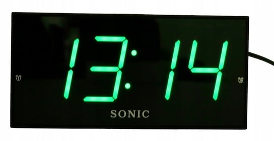 BUDZIK Zegar Elektroniczny DUŻY Wyświetlacz 3155 Sonic