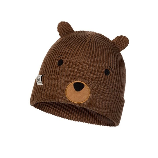 Buff, Czapka zimowa, Junior Knitted Hat Funn BEAR FOSSIL, brązowy, rozmiar uniwersalny Buff