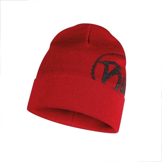 Buff, Czapka zimowa, Knitted Hat, czerwony Buff