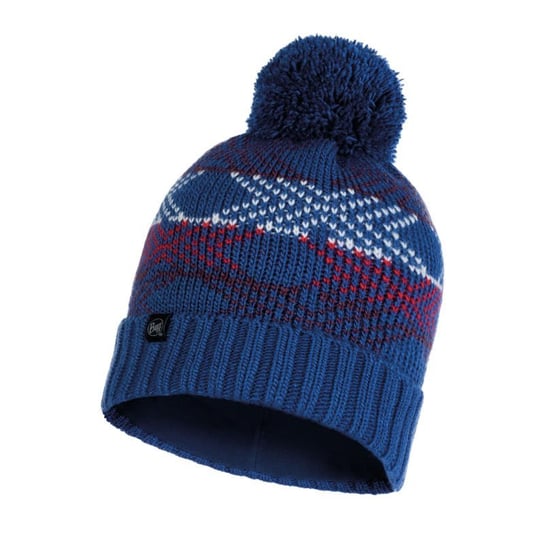 Buff, Czapka zimowa, Knitted & Polar Hat - Garid, niebieski, rozmiar uniwersalny Buff