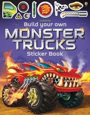 Build Your Own Monster Trucks Sticker Book Tudhope Simon