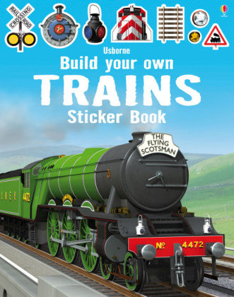 Build Your Own Trains Sticker Book Tudhope Simon