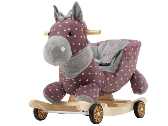 Bujak Konik Fioletowy |2w1! Bujak i jeździk | Zabawka dla dzieci | Prezent | Chodzik | Bujak | 12 m +  |  Interaktywna zabawka  | Pierwsze urodziny  |  Happy Hippo Happy Hippo