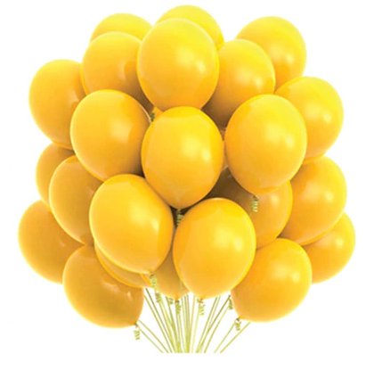 Bukiet balonów żółtych dekoracje na urodziny żółte Gotowy zestaw Dekoracji Szafran Limited