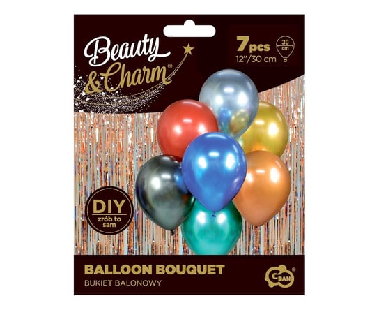 Bukiet balonowy B&C mix kolorów, 7 szt. GoDan