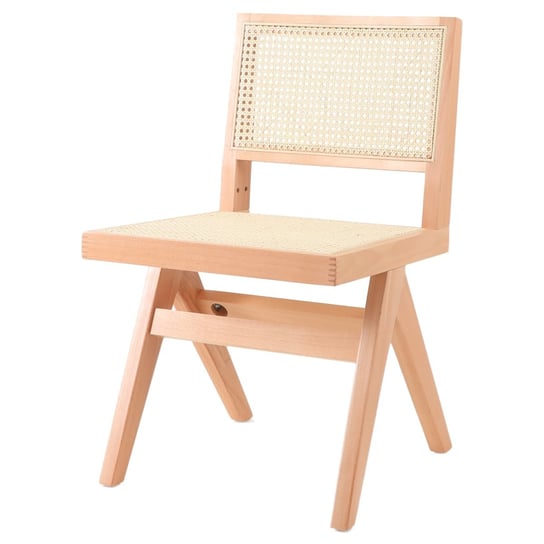 Bukowe krzesło BOHO MH-012CH-NN Step drewno rattan drewniane Step Into Design