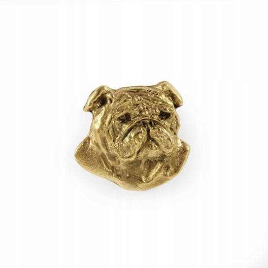 Buldog Angielski Bulldog pozłacany pin broszka Inna marka