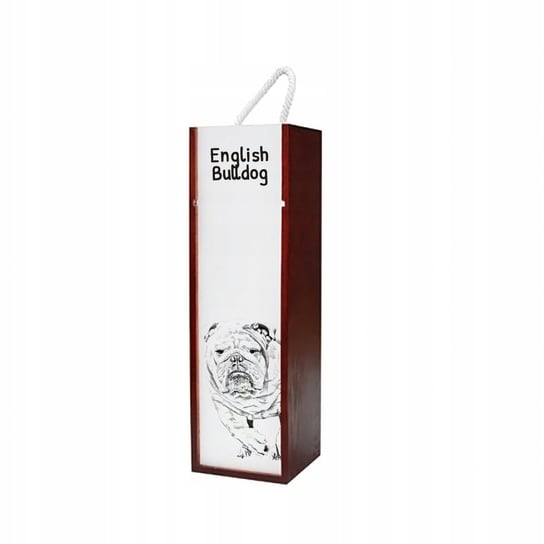 Buldog angielski Pudełko na wino, alkohol, grafika Inna marka