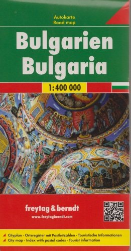 Bułgaria. Mapa 1:400 000 Opracowanie zbiorowe