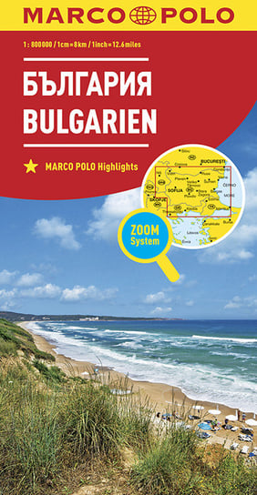 Bułgaria. Mapa 1:800 000 Opracowanie zbiorowe