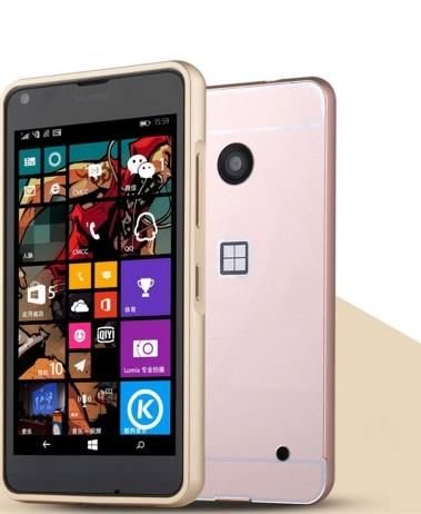 Bumper Alu Microsoft Lumia 550 Złoty Bestphone