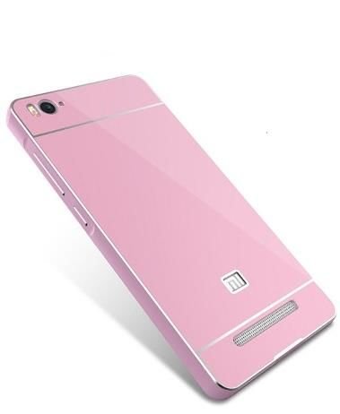 Bumper Alu Xiaomi Mi4C Różowy Bestphone