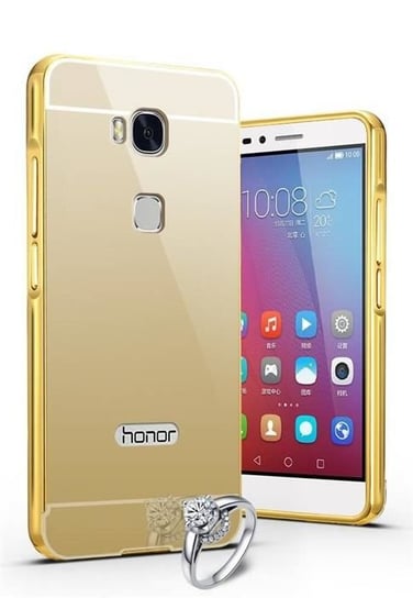 Bumper Mirror Huawei Honor 5X Złoty Bestphone