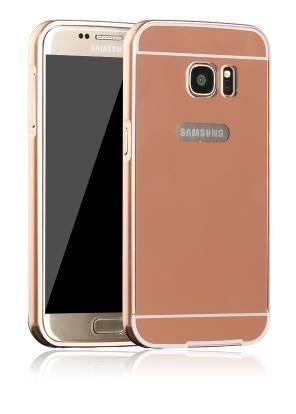 Bumper Mirror Samsung Galaxy S7 Różowy Bestphone