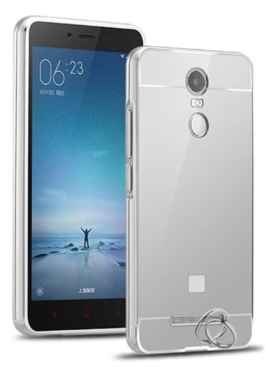 Bumper Mirror Xiaomi Redmi Note 3 Srebrny Bestphone