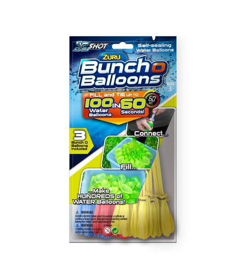 Buncho Balloons, balony wodne, 3-pack TM Toys