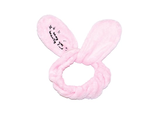 Bunny Ears - Opaska kosmetyczna na włosy jasny róż Dr. Mola