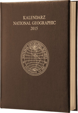 Burda NG, Kalendarz National Geographic 2015, książkowy, brązowy Burda NG