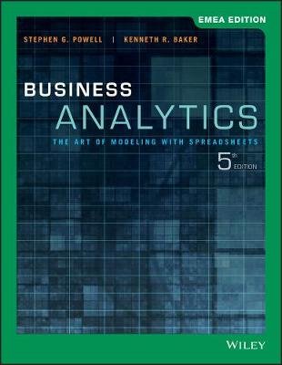 Business Analytics: The Art of Modeling with Spreadsheets Opracowanie zbiorowe