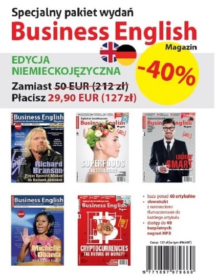 Business English Magazin Pakiet (edycja niemieckojęzyczna) Colorful Media