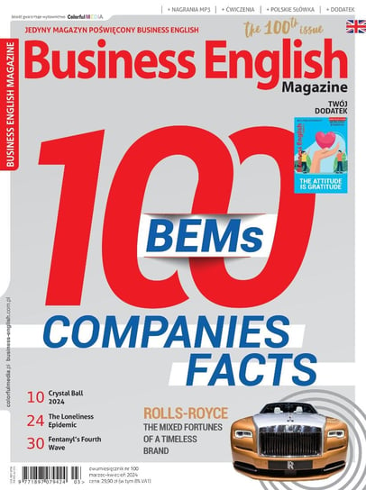 Business English Magazine Colorful Media