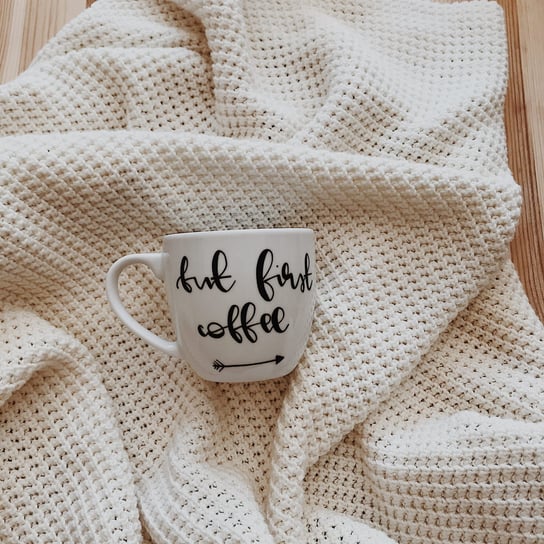 BUT FIRST COFFEE ręcznie malowany kubek 350ML / My Mug Company My Mug Company