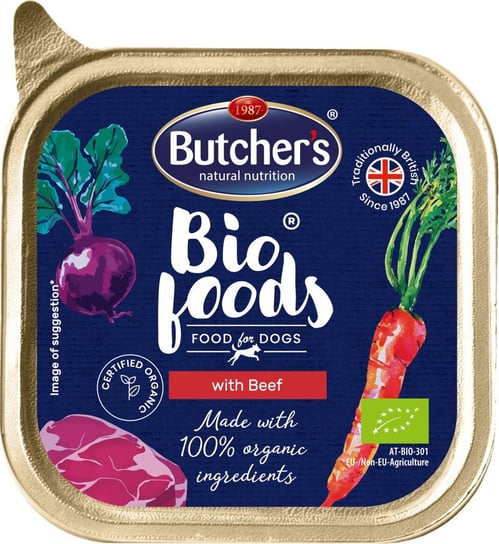 BUTCHER'S Bio Foods z wołowiną i cielęciną 150g Butchers