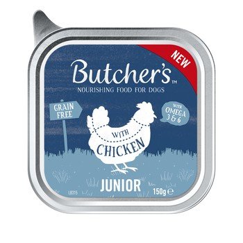 Butcher's Original Junior, karma dla psa, z kurczakiem, pasztet, 150g Butcher's