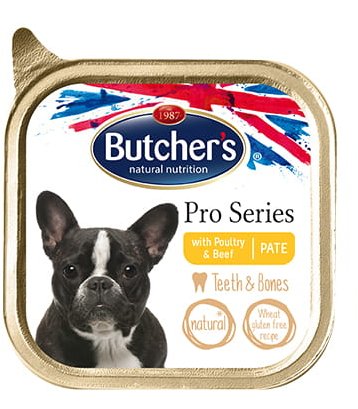 BUTCHER'S Pro series pasztet z drobiem i wołowiną 150g tacka Butchers