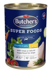 BUTCHER'S Superfoods Tripe z kurczakiem kawałki w galarecie 400g (pies) Butchers