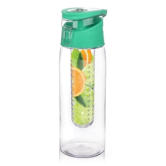 Butelka Bidon sportowy na wodę napoje - infuser na owoce - zielona 650ml EH Excellent Houseware
